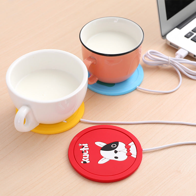 Portable Cup Heating Pads Portable USB Electric Silicone Warm Mat Milk Tea Coffee Keep Warming Cup Pad Mug Warmer