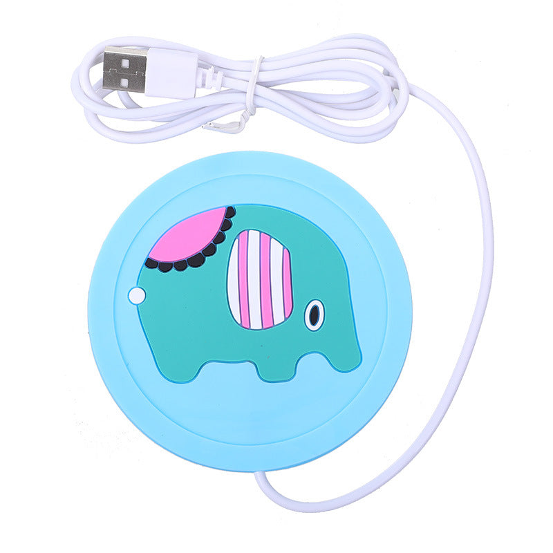 Portable Cup Heating Pads Portable USB Electric Silicone Warm Mat Milk Tea Coffee Keep Warming Cup Pad Mug Warmer