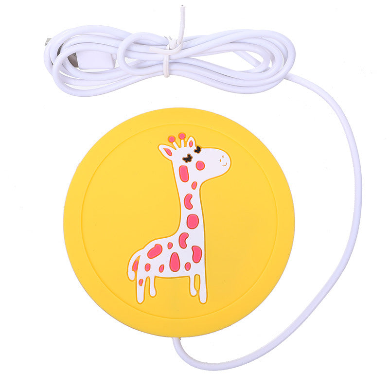 Portable Cup Heating Pads Portable USB Electric Silicone Warm Mat Milk Tea Coffee Keep Warming Cup Pad Mug Warmer